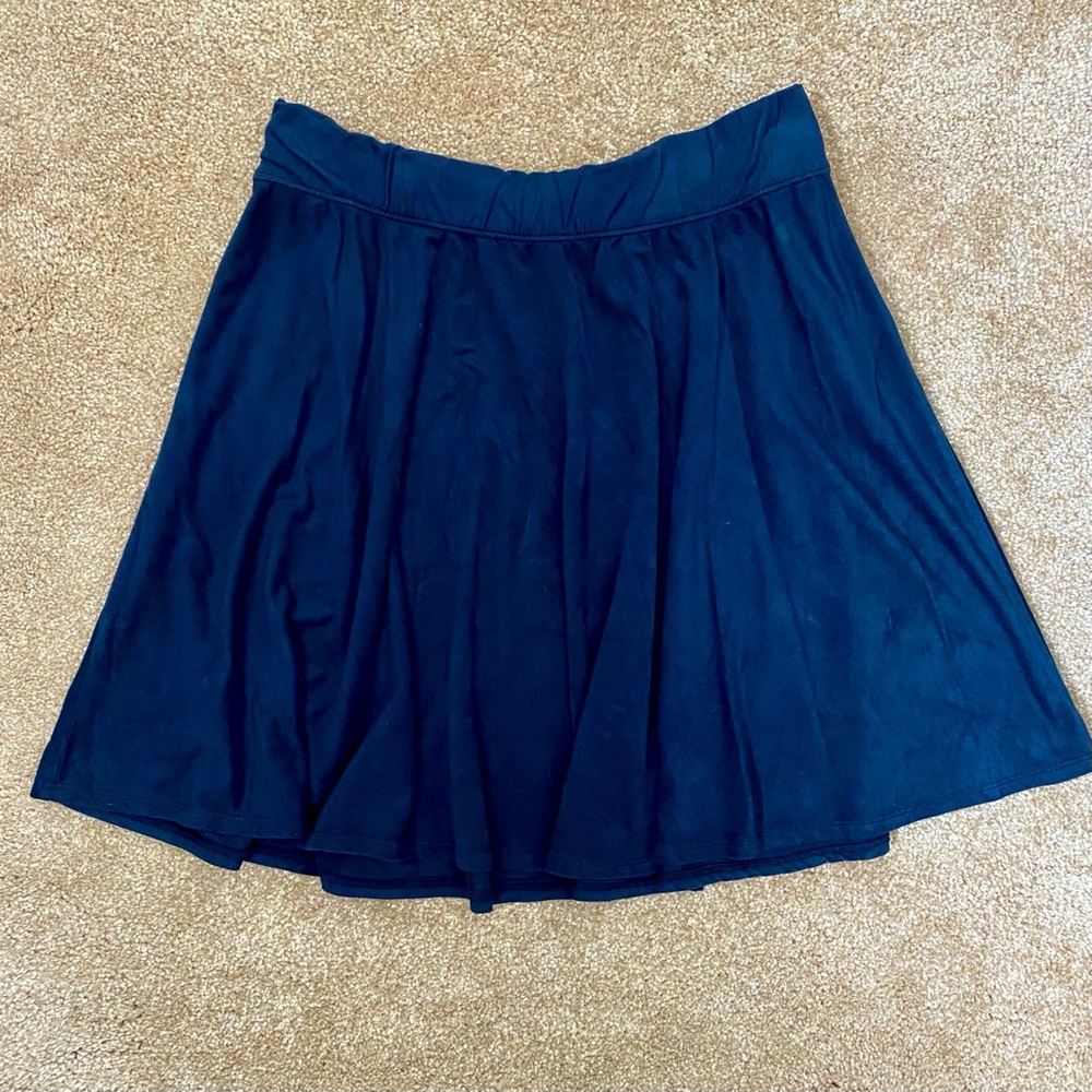Flirty Faux Suede Circle Skirt (Medium)
